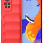 Uray store Xiaomi Redmi Note 11 Pro Kılıf Optimum Silikon - Kırmızı