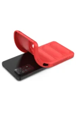 Uray store Xiaomi Redmi Note 11 Pro Kılıf Optimum Silikon - Kırmızı - Görsel 4