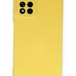 Uray store Xiaomi Redmi Note 11 Pro Plus 5G Kılıf Nano içi Kadife Silikon - Sarı