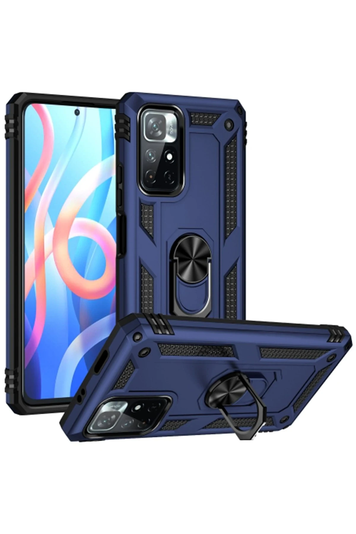 newface-xiaomi-redmi-note-11t-kilif-sofya-yuzuklu-silikon-kapak-lacivert-default Uray store Xiaomi Redmi Note 11T Kılıf Sofya Yüzüklü Silikon Kapak - Lacivert - Görsel 1