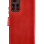 Uray store Xiaomi Redmi Note 11T Kılıf Trend S Plus Kapaklı Kılıf - Kırmızı