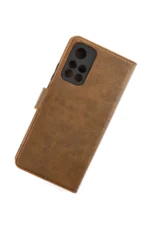 Uray store Xiaomi Redmi Note 11T Kılıf Trend S Plus Kapaklı Kılıf - Taba - Görsel 3