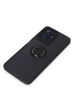Uray store Xiaomi Redmi Note 12 4G Kılıf Montreal Yüzüklü Silikon Kapak - Siyah - Görsel 5