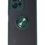 Uray store Xiaomi Redmi Note 12 4G Kılıf Montreal Yüzüklü Silikon Kapak - Yeşil