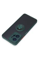Uray store Xiaomi Redmi Note 12 4G Kılıf Montreal Yüzüklü Silikon Kapak - Yeşil - Görsel 4