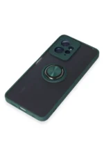 Uray store Xiaomi Redmi Note 12 4G Kılıf Montreal Yüzüklü Silikon Kapak - Yeşil - Görsel 5