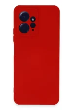 Uray store Xiaomi Redmi Note 12 4G Kılıf Nano içi Kadife Silikon - Kırmızı