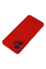 Uray store Xiaomi Redmi Note 12 4G Kılıf Nano içi Kadife Silikon - Kırmızı - Görsel 3