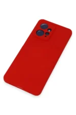 Uray store Xiaomi Redmi Note 12 4G Kılıf Nano içi Kadife Silikon - Kırmızı - Görsel 4