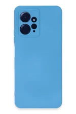 Uray store Xiaomi Redmi Note 12 4G Kılıf Nano içi Kadife Silikon - Mavi