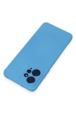 Uray store Xiaomi Redmi Note 12 4G Kılıf Nano içi Kadife Silikon - Mavi - Görsel 3