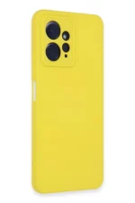 Uray store Xiaomi Redmi Note 12 4G Kılıf Nano içi Kadife Silikon - Sarı - Görsel 2