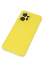 Uray store Xiaomi Redmi Note 12 4G Kılıf Nano içi Kadife Silikon - Sarı - Görsel 4