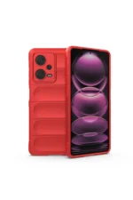 Uray store Xiaomi Redmi Note 12 4G Kılıf Optimum Silikon - Kırmızı