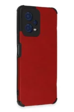 Uray store Xiaomi Redmi Note 12 5G Kılıf Loop Deri Silikon - Kırmızı - Görsel 2