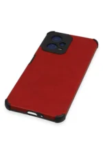 Uray store Xiaomi Redmi Note 12 5G Kılıf Loop Deri Silikon - Kırmızı - Görsel 4