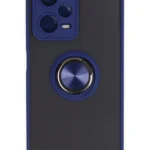Uray store Xiaomi Redmi Note 12 5G Kılıf Montreal Yüzüklü Silikon Kapak - Lacivert
