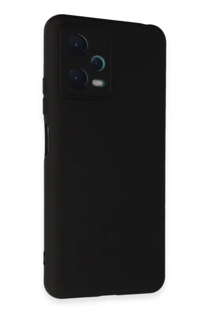 Uray store Xiaomi Redmi Note 12 5G Kılıf Nano içi Kadife Silikon - Siyah