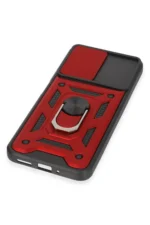 Uray store Xiaomi Redmi Note 12 5G Kılıf Pars Lens Yüzüklü Silikon - Kırmızı - Görsel 5