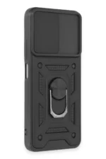 Uray store Xiaomi Redmi Note 12 5G Kılıf Pars Lens Yüzüklü Silikon - Siyah - Görsel 2