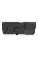 Uray store Xiaomi Redmi Note 12 5G Kılıf Pars Lens Yüzüklü Silikon - Siyah - Görsel 3