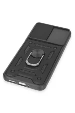 Uray store Xiaomi Redmi Note 12 5G Kılıf Pars Lens Yüzüklü Silikon - Siyah - Görsel 5