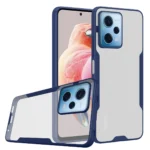 Uray store Xiaomi Redmi Note 12 5G Kılıf Platin Silikon - Lacivert