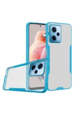 Uray store Xiaomi Redmi Note 12 5G Kılıf Platin Silikon - Mavi