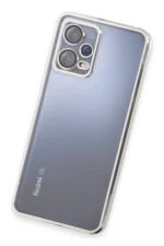 Uray store Xiaomi Redmi Note 12 5G Kılıf Razer Lensli Silikon - Gümüş - Görsel 3