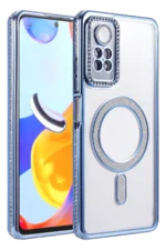Uray store Xiaomi Redmi Note 12 Pro 4G Joke Simli Magneticsafe Kılıf - Mavi