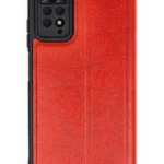 Uray store Xiaomi Redmi Note 12 Pro 4G Kılıf Flip Cover - Kırmızı