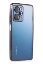 Uray store Xiaomi Redmi Note 12 Pro 5G Kılıf Razer Lensli Silikon - Mor - Görsel 2