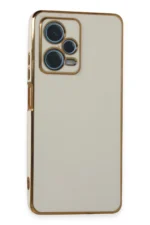 Uray store Xiaomi Redmi Note 12 Pro Plus Kılıf Volet Silikon - Beyaz