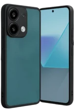 Uray store Xiaomi Redmi Note 13 4G Kılıf Aras Deri Kapak - Açık Yeşil