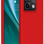 Uray store Xiaomi Redmi Note 13 4G Kılıf First Silikon - Kırmızı