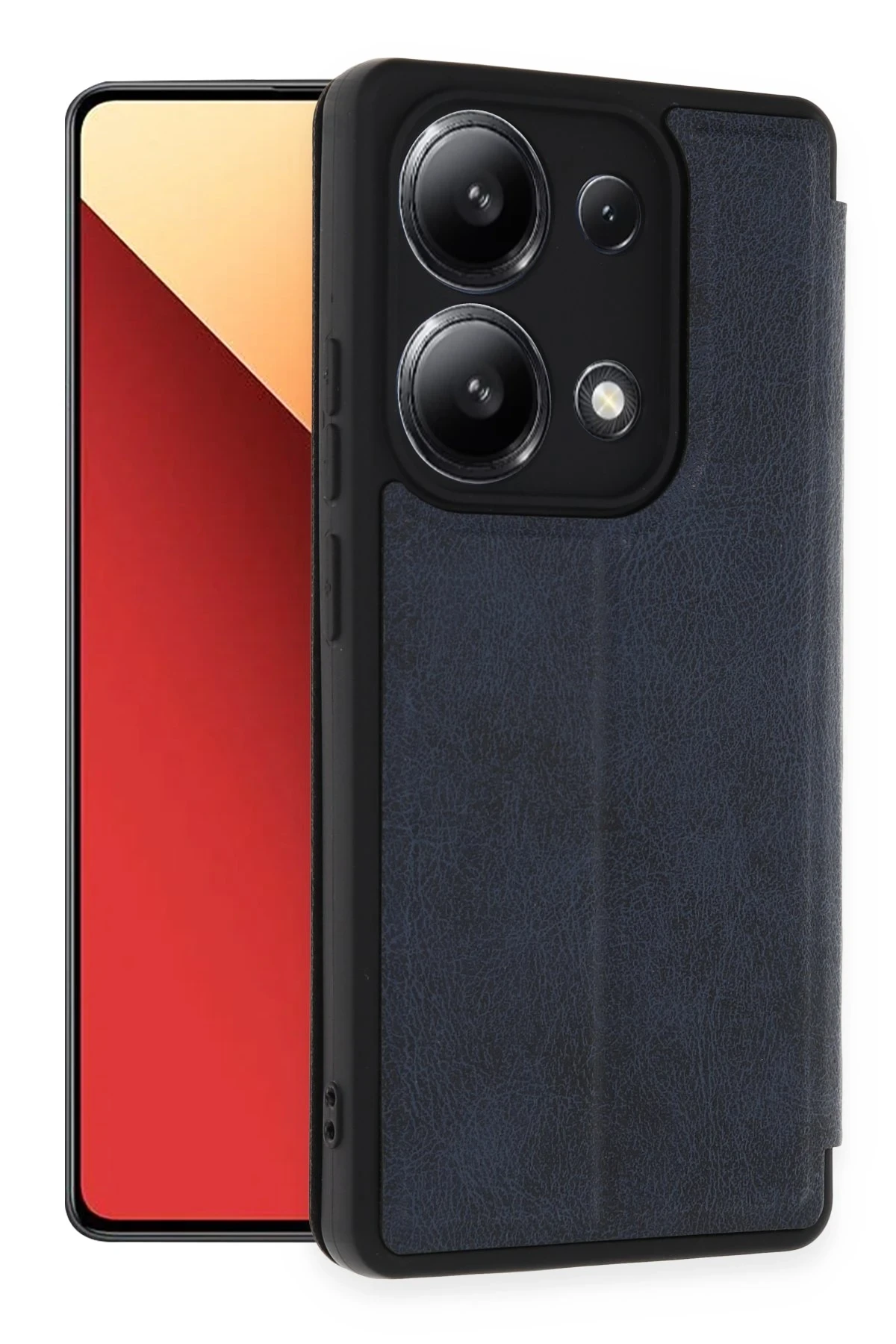 newface-xiaomi-redmi-note-13-4g-kilif-flip-cover-lacivert-default Uray store Xiaomi Redmi Note 13 4G Kılıf Flip Cover - Lacivert - Görsel 1