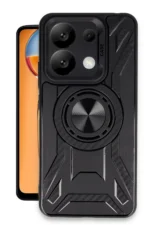 Uray store Xiaomi Redmi Note 13 4G Kılıf Lincoln Silikon - Siyah