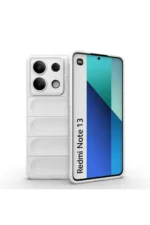 Uray store Xiaomi Redmi Note 13 4G Kılıf Optimum Silikon - Krem