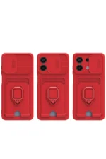 Uray store Xiaomi Redmi Note 13 4G Kılıf Zuma Kartvizitli Yüzüklü Silikon - Siyah - Görsel 2