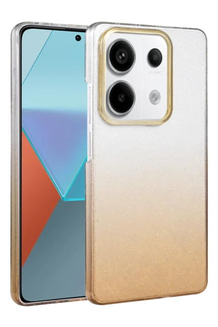Uray store Xiaomi Redmi Note 13 Pro 4G Glossy Kapak - Çöl Titanyum