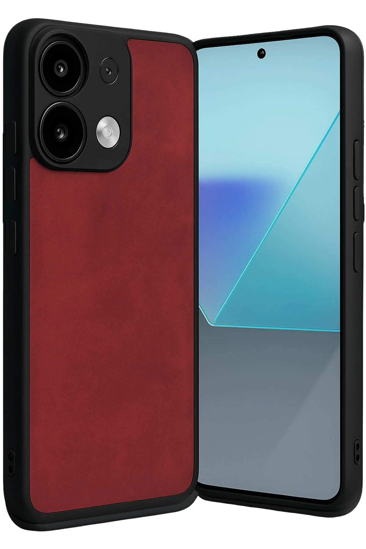 newface-xiaomi-redmi-note-13-pro-4g-kilif-aras-deri-kapak-kirmizi-default Uray store Xiaomi Redmi Note 13 Pro 4G Kılıf Aras Deri Kapak - Kırmızı - Görsel 1