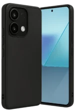 Uray store Xiaomi Redmi Note 13 Pro 4G Kılıf Aras Deri Kapak - Siyah