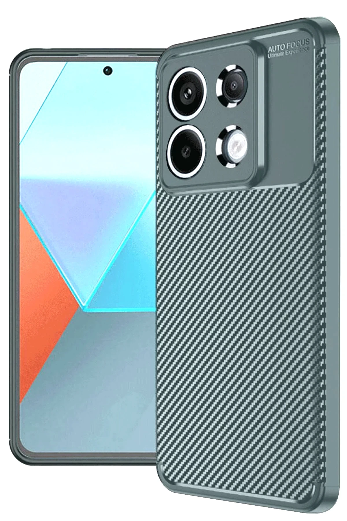 newface-xiaomi-redmi-note-13-pro-4g-kilif-auto-focus-karbon-kapak-gri-default Uray store Xiaomi Redmi Note 13 Pro 4G Kılıf Auto Focus Karbon Kapak - Gri - Görsel 1