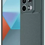 Uray store Xiaomi Redmi Note 13 Pro 4G Kılıf Auto Focus Karbon Kapak - Koyu Yeşil