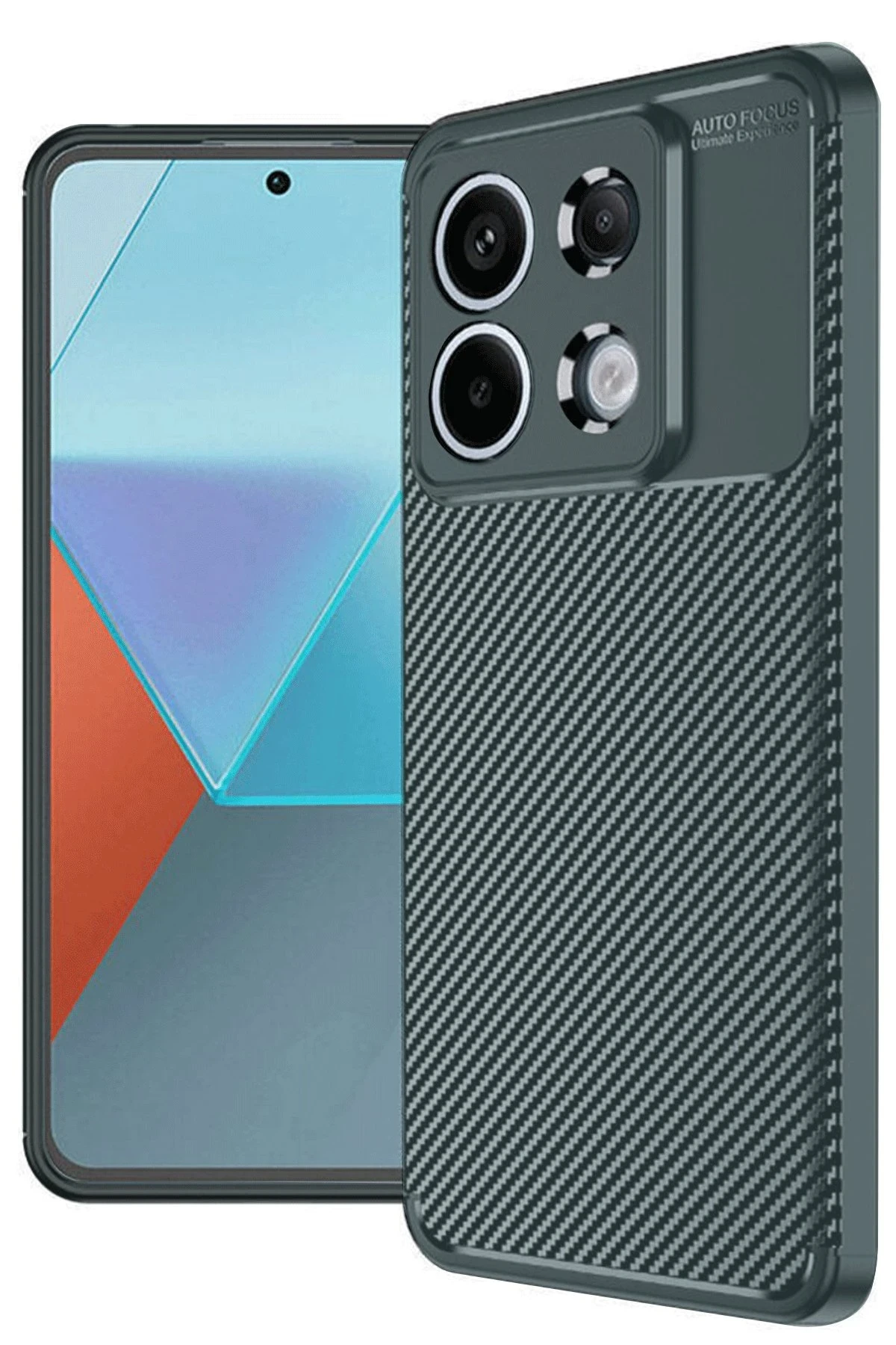 newface-xiaomi-redmi-note-13-pro-4g-kilif-auto-focus-karbon-kapak-koyu-yesil-default Uray store Xiaomi Redmi Note 13 Pro 4G Kılıf Auto Focus Karbon Kapak - Koyu Yeşil - Görsel 1