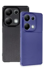 Uray store Xiaomi Redmi Note 13 Pro 4G Kılıf Auto Focus Karbon Kapak - Siyah - Görsel 3