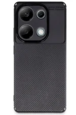 Uray store Xiaomi Redmi Note 13 Pro 4G Kılıf Auto Focus Karbon Kapak - Siyah - Görsel 4