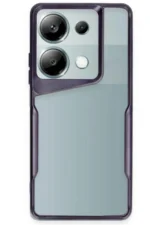 Uray store Xiaomi Redmi Note 13 Pro 4G Kılıf Boyi Silikon Kapak - Derin Mor