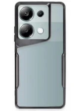 Uray store Xiaomi Redmi Note 13 Pro 4G Kılıf Boyi Silikon Kapak - Siyah