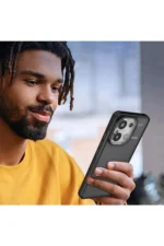 Uray store Xiaomi Redmi Note 13 Pro 4G Kılıf Elegant Kapak - Pudra - Görsel 3